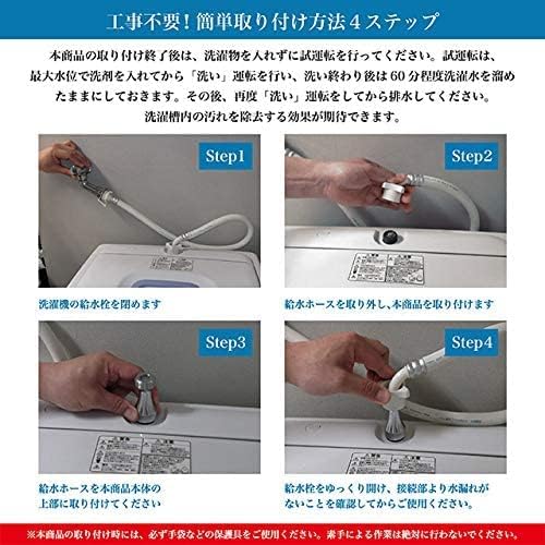バブルマイスター 洗濯機への取り付け方法