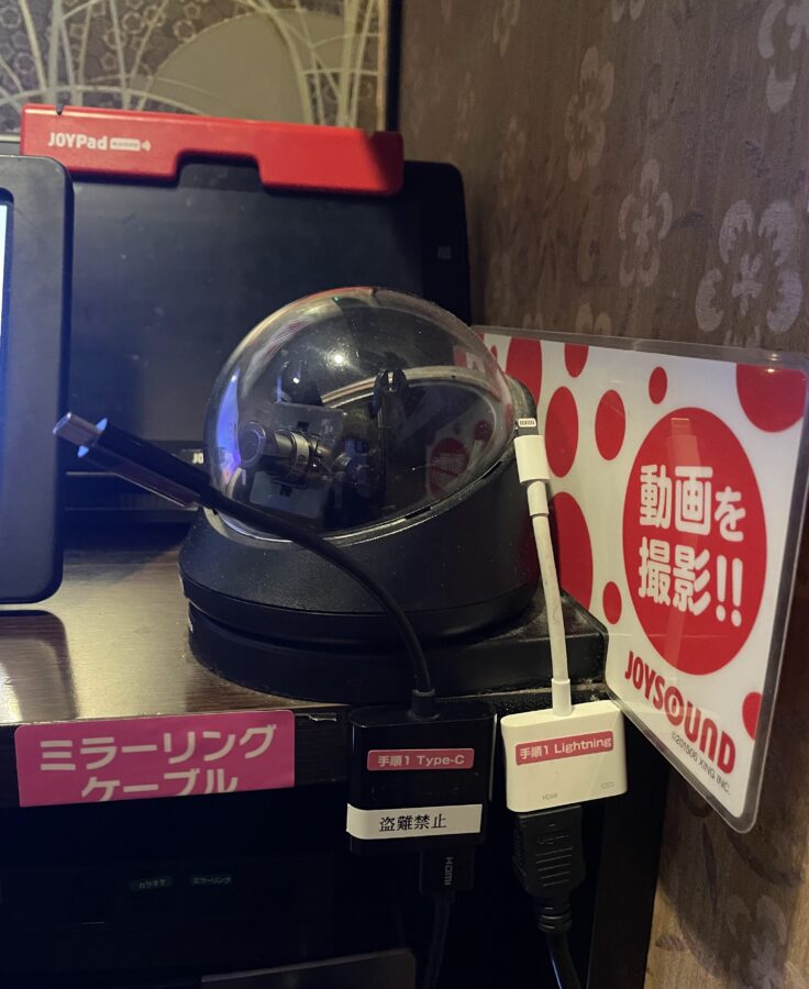 ジャンカラ ミラーリングケーブル設置場所