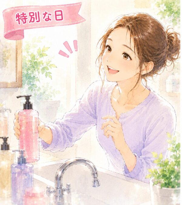湯シャンのゆるルール｜特別な日はシャンプー
